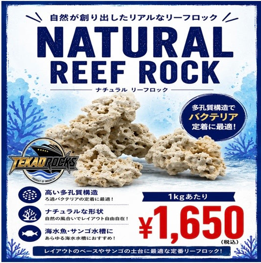 TEKAO ROCKS ナチュラル リーフロック　1kg